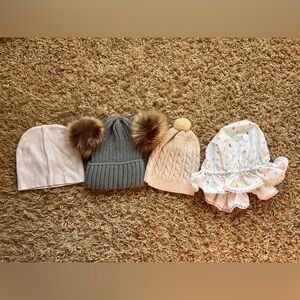 Set of Four Baby Hats